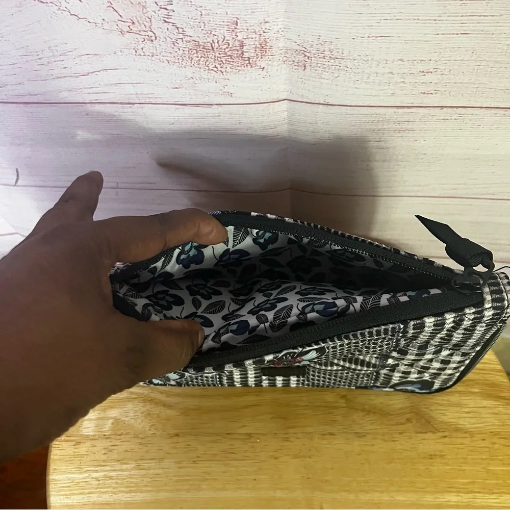 Vera Bradley RFID On the Go Wristlet in the Bedford‎ Plaid pattern.